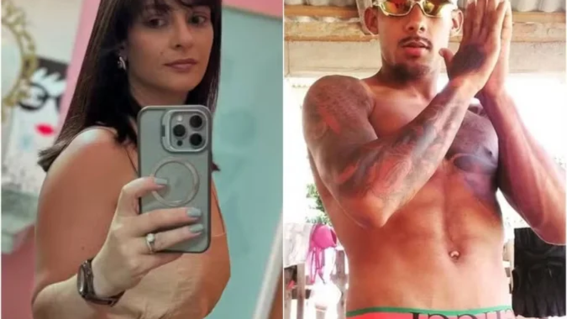 Layla estava acompanhada de Jardel no dia em que foi receber a posse de delegada -  (crédito: Reprodução/X)