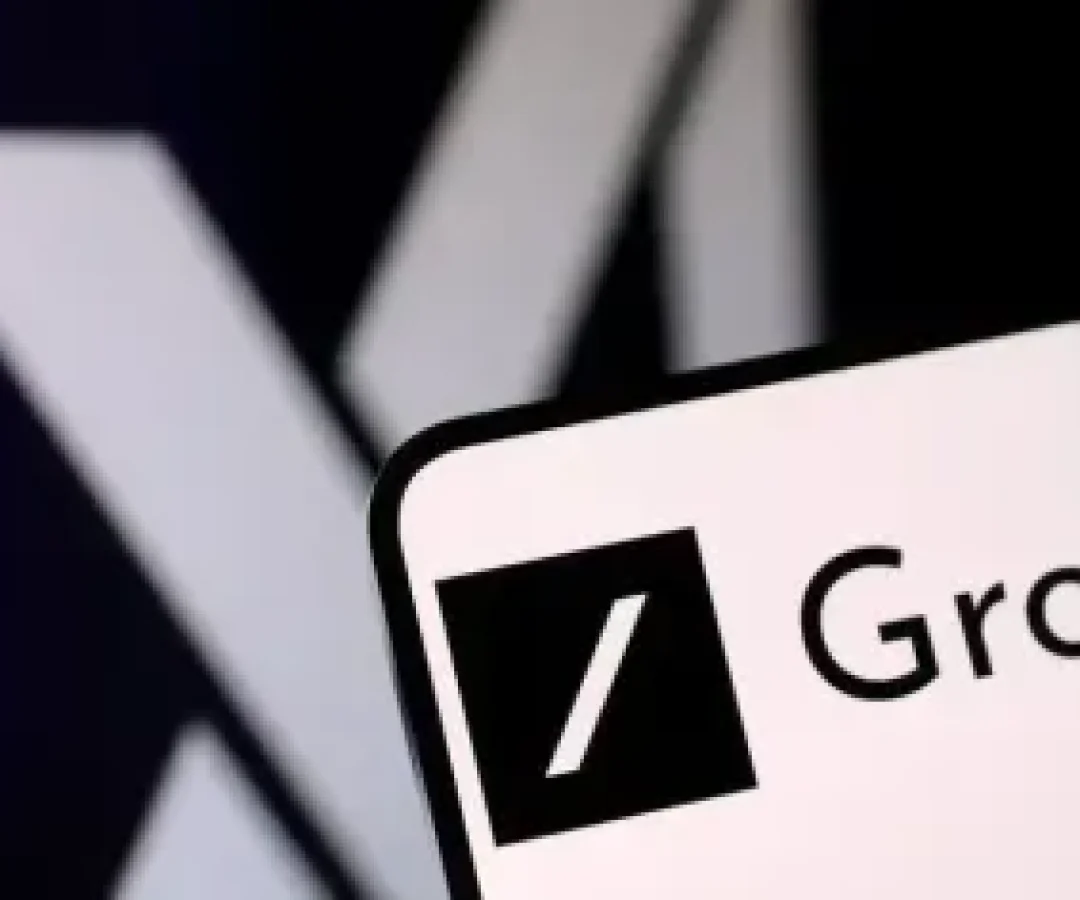 Logo do Grok  • 16/02/2025 -  (crédito: REUTERS/Dado Ruvic/Imagem ilustrativa)