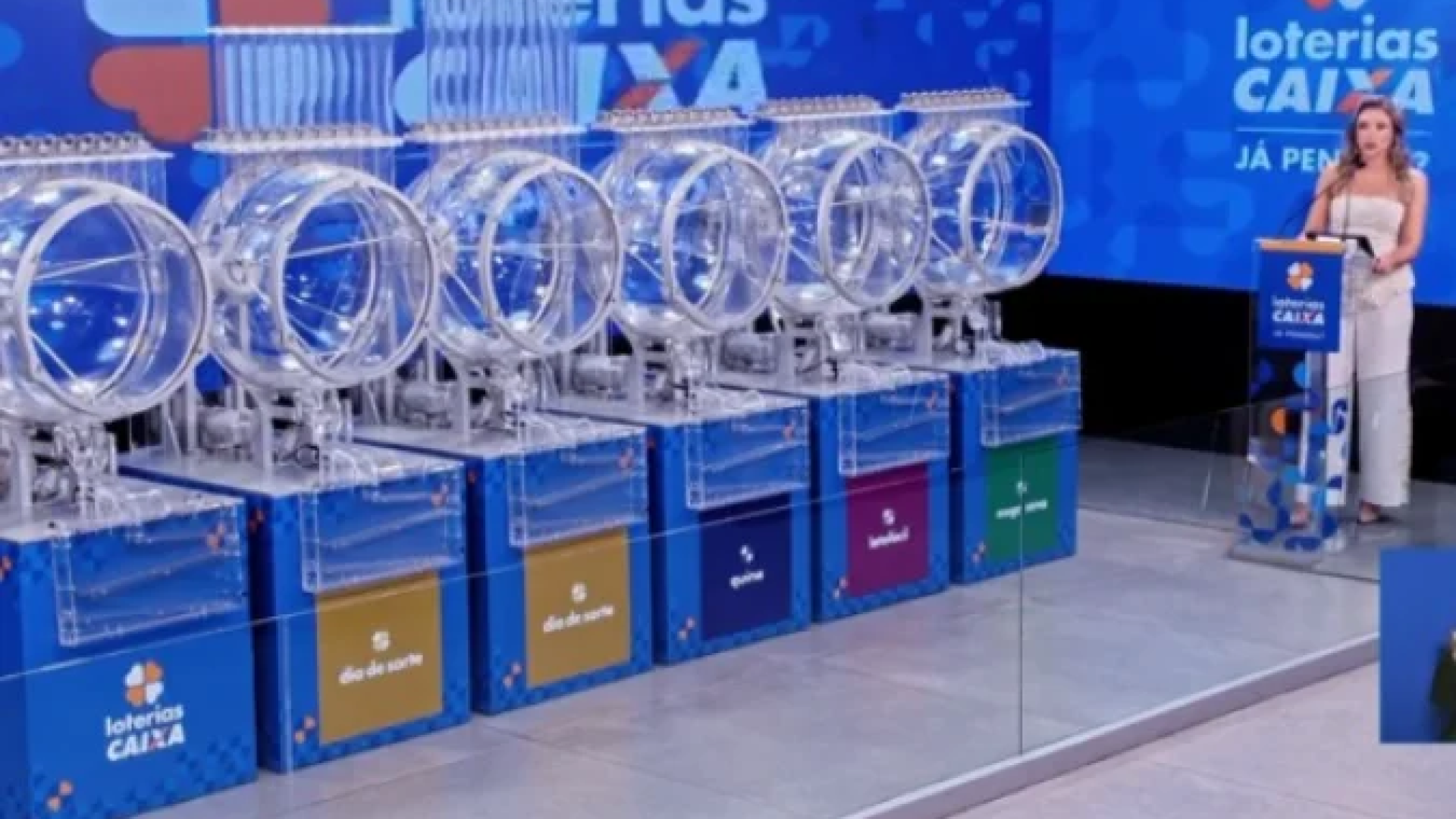 A Caixa Econômica Federal sorteou, na noite desta quinta-feira (30/04), cinco loterias -  (crédito: Reprodução/Caixa)