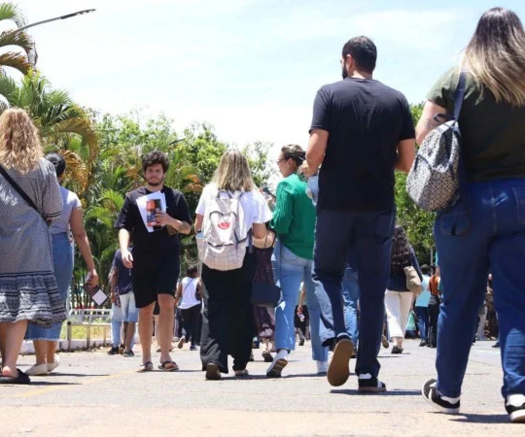 A segunda edição do CNU registrou 42,8% de abstenção (324.971 pessoas), queda de mais de 10 pontos percentuais em relação a 2024 -  (crédito:  Mariana Campos/CB/D.A Press)