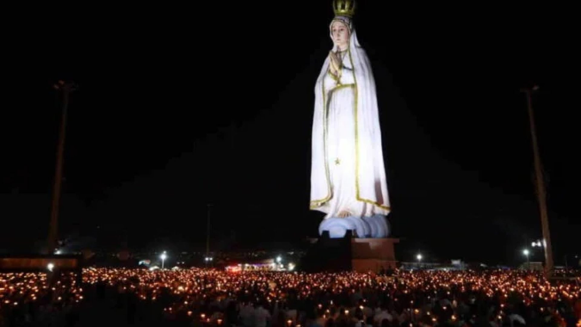 Maior est&aacute;tua de Nossa Senhora de F&aacute;tima do mundo &eacute; inaugurada no Crato -  (crédito: Est&aacute;cio J&uacute;nior e George Braga/Casa Civil)