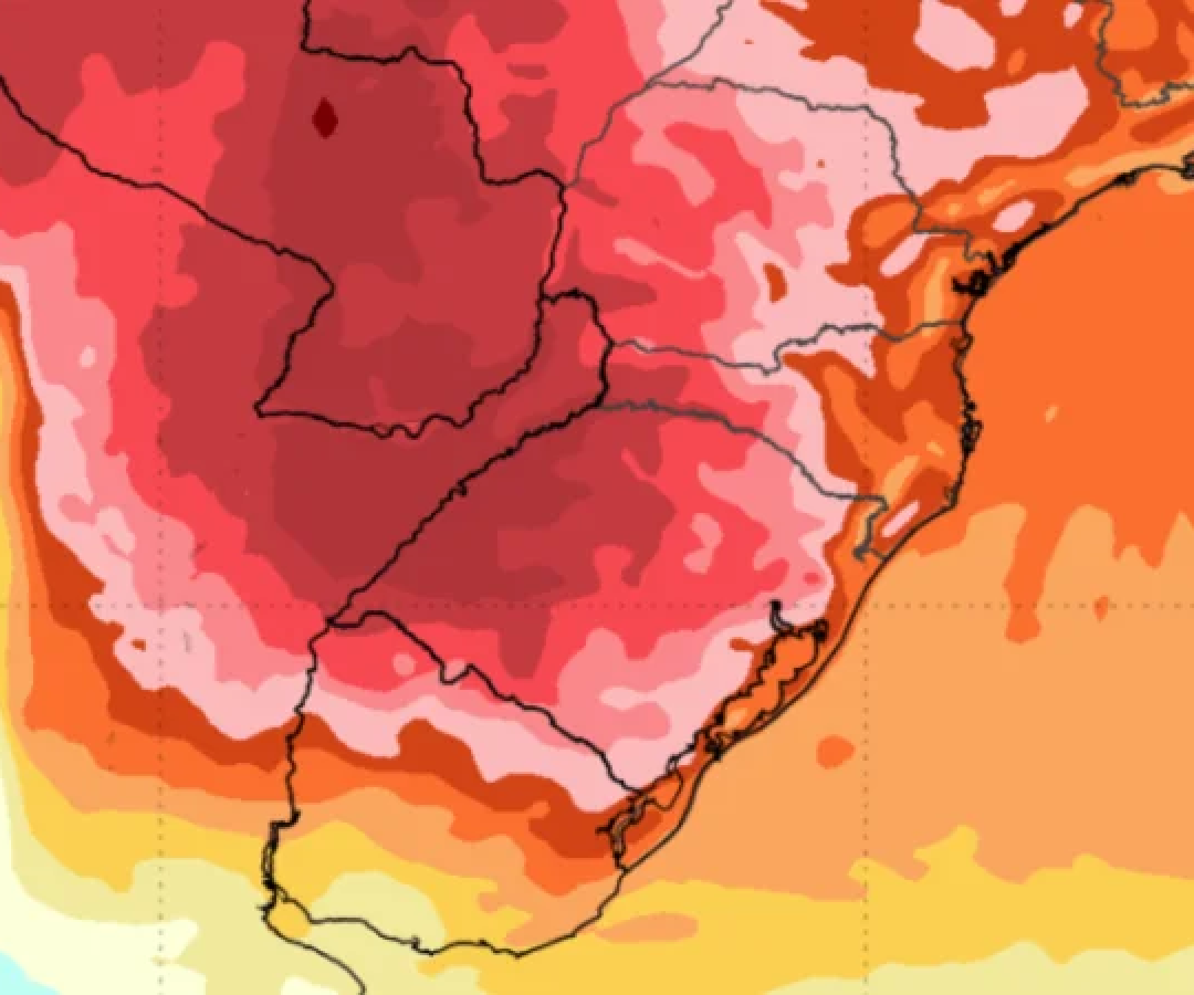 Outono começa com temperaturas elevadas no Mato Grosso do Sul e sul  -  (crédito: INMET)