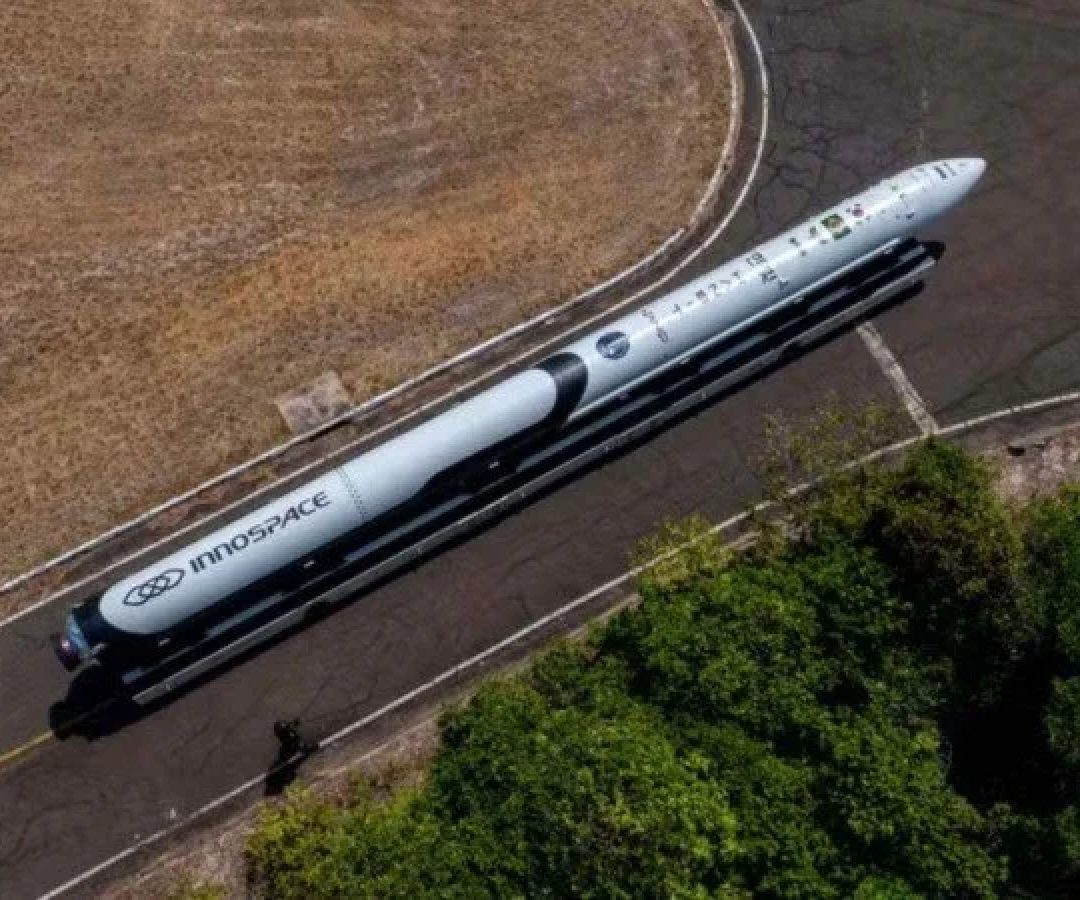 Foguete HANBIT-Nano seria lançado neste sábado (22) no Centro de Lançamento de Alcântara (CLA) no Maranhão  -  (crédito: Divulgação/ INNOSPACE)