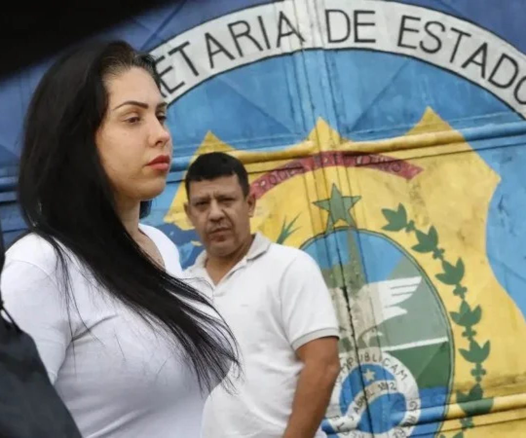 Monique Medeiros estava presa até a segunda-feira passada, quando deixou a Penitenciária Talavera Bruce, no Complexo de Gericinó, na Zona Oeste do Rio -  (crédito: Fernando Frazão/Agência Brasil)