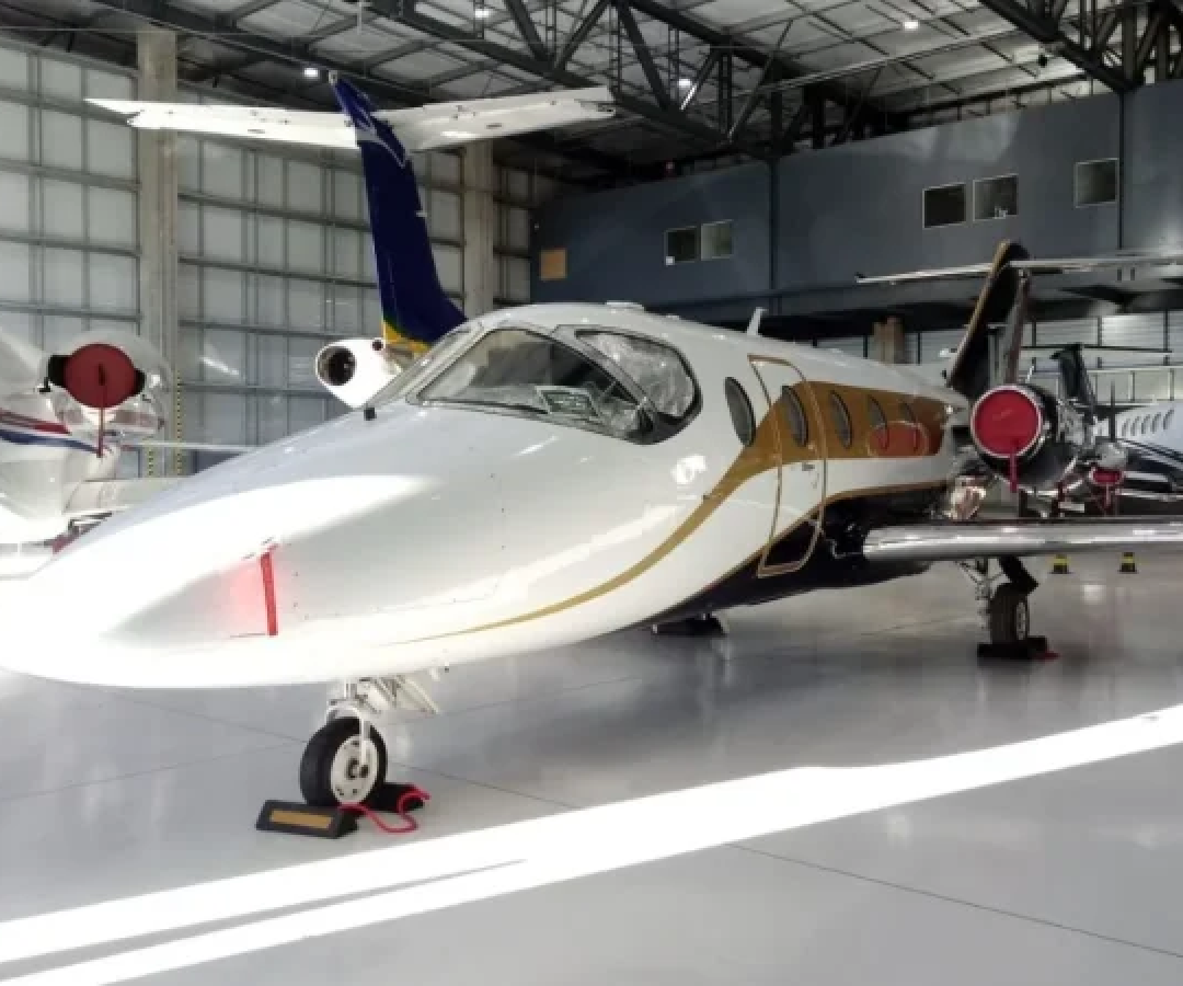 Avião apreendido na operação -  (crédito: Divulgação/PF)