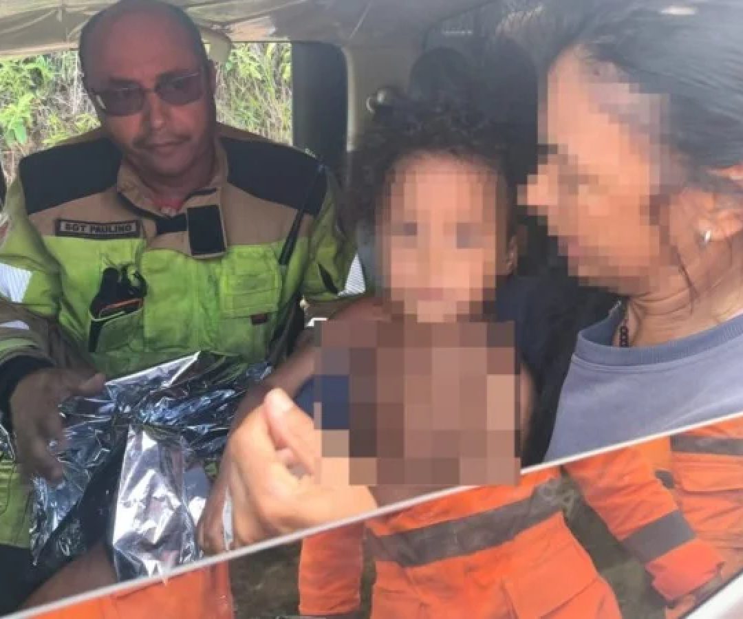 A criança foi localizada na tarde deste sábado  -  (crédito: CBMMG)