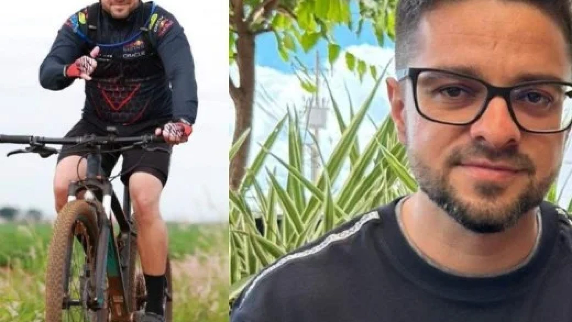Romário Brant é ciclista há anos e costuma fazer trilhas de bicicleta sozinho ou em grupo -  (crédito: Arquivo pessoal)