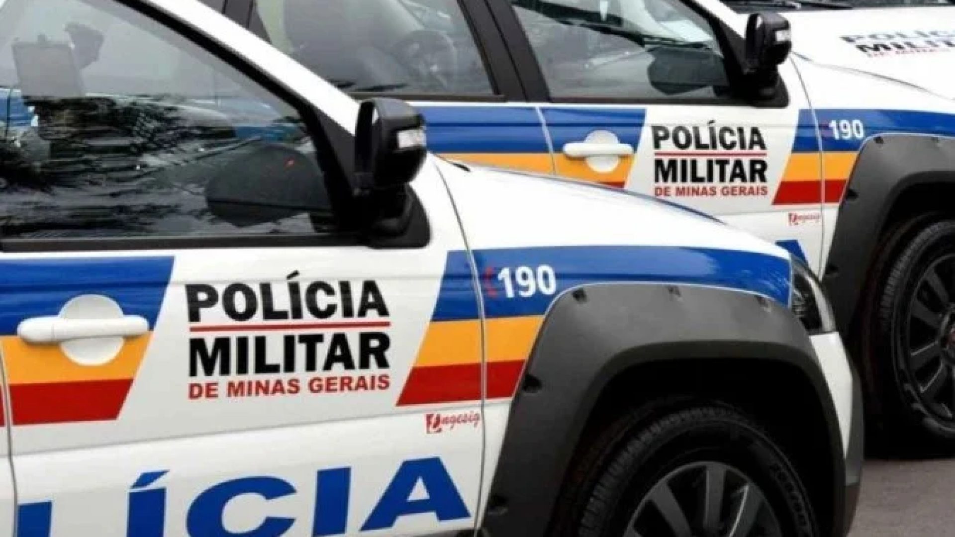 A mãe da criança chegou a receber voz de prisão no local, mas não pode ser conduzida a uma delegacia por causa do estado de saúde -  (crédito: Reprodução/PMMG)