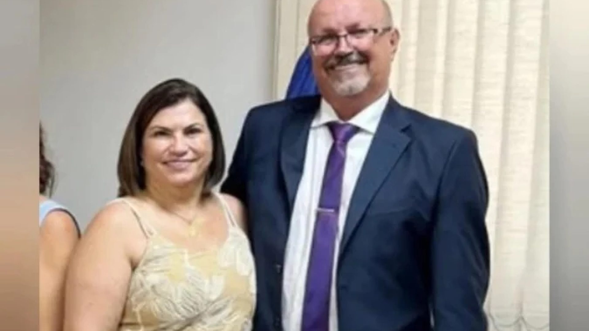 O prefeito de Vista Alegre do Alto, Nelson Antonio Rozani, e a primeira-dama da cidade, Fátima Rozani, morreram em um acidente de trânsito na noite dessa segunda-feira (23/3) -  (crédito: Reprodução/Redes Sociais)