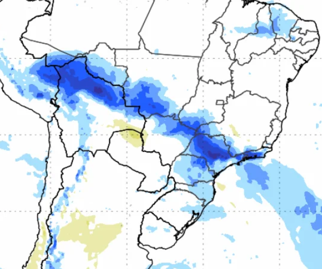 Chuvas intensas e rajadas de vento de até 90km/h estão previstas para a Região Metropolitana de Porto Alegre -  (crédito: Inmet)