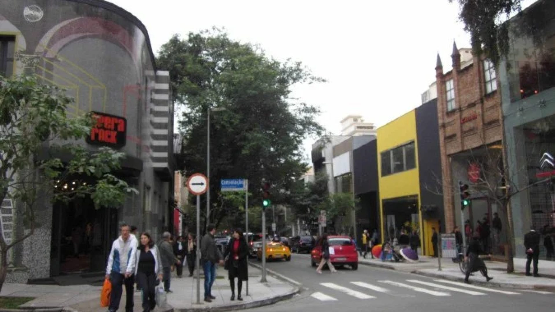 Rua Oscar Freire, em São Paulo -  (crédito: Reprodução)