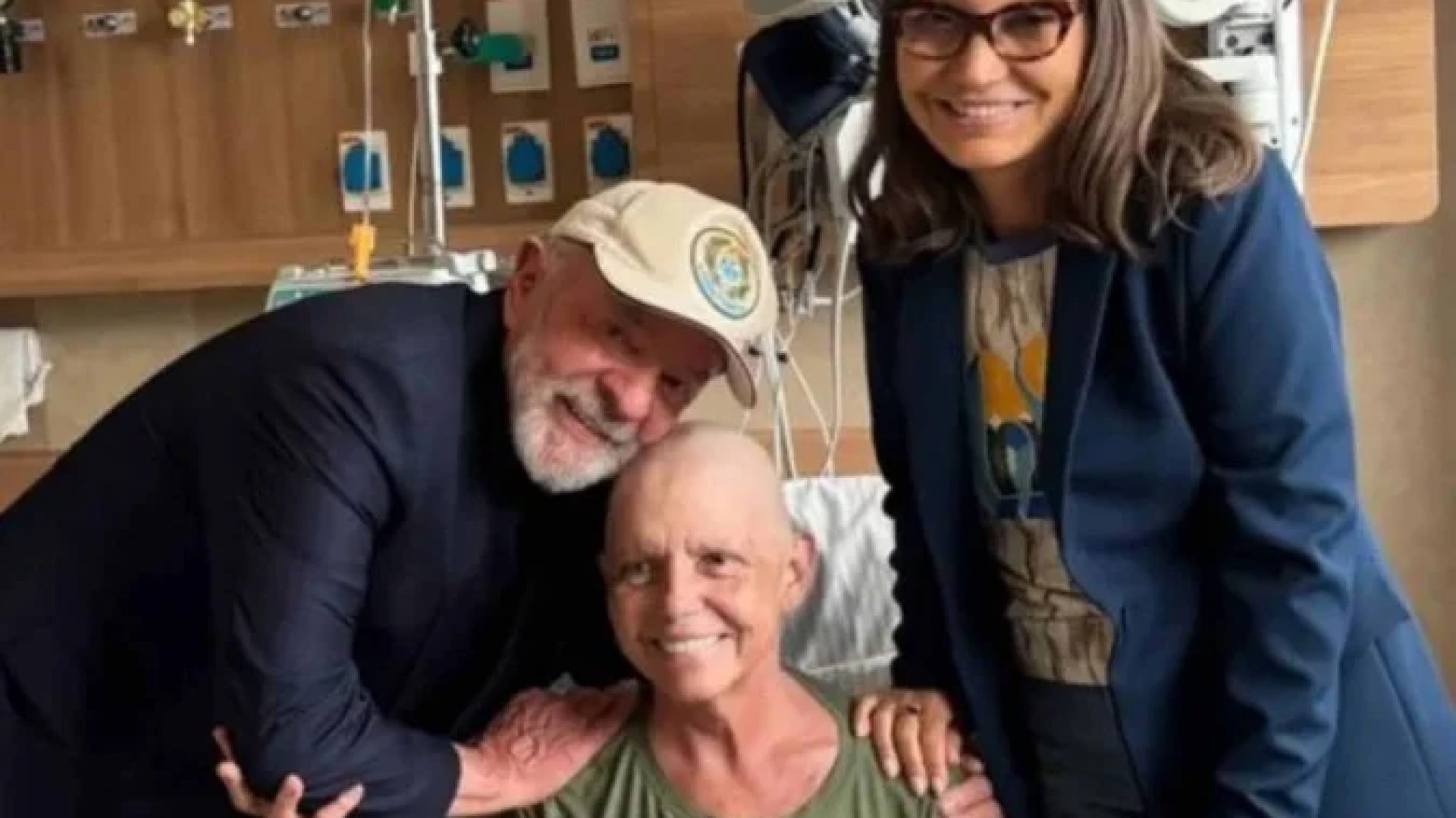 Lula e Janja visitam Roseana Sarney durante tratamento contra câncer em São Paulo -  (crédito: Reprodução/redes sociais )