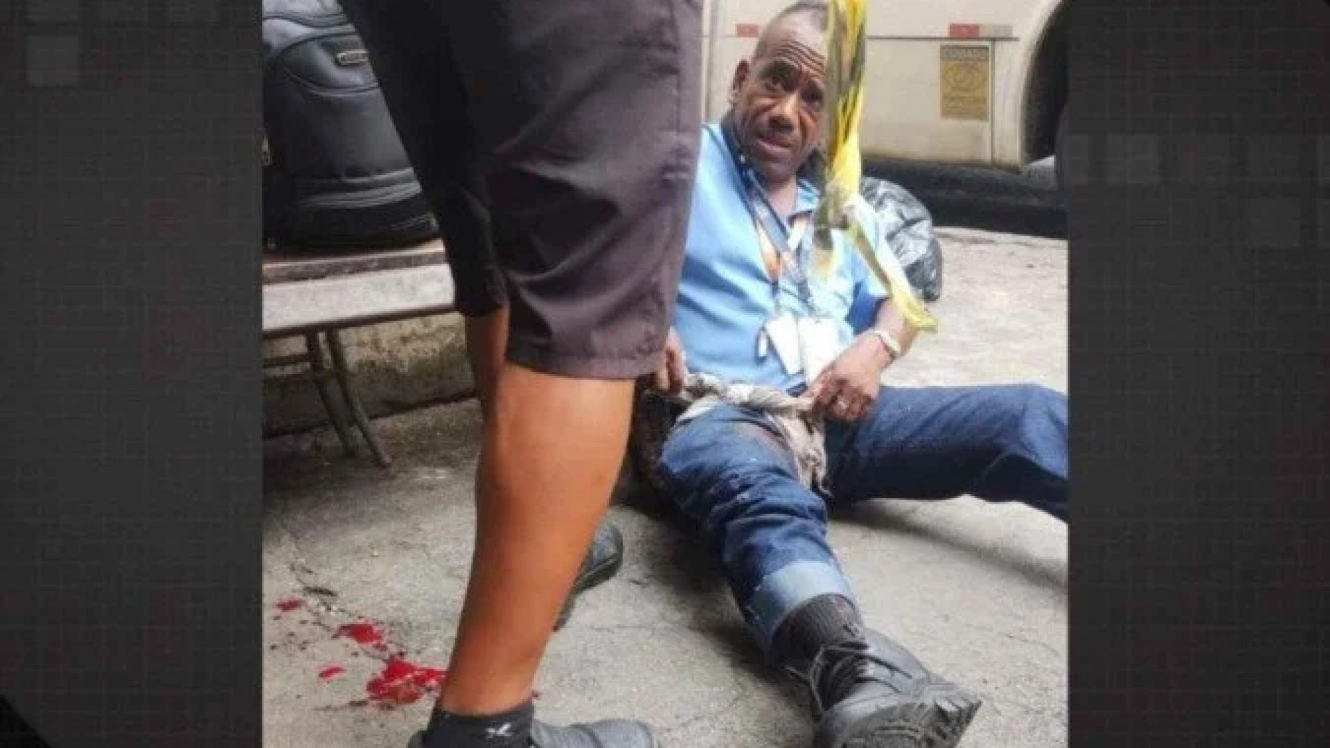 Granada explode na Ilha do Governador e deixa 6 feridos, 2 em estado grave -  (crédito: Tupi)