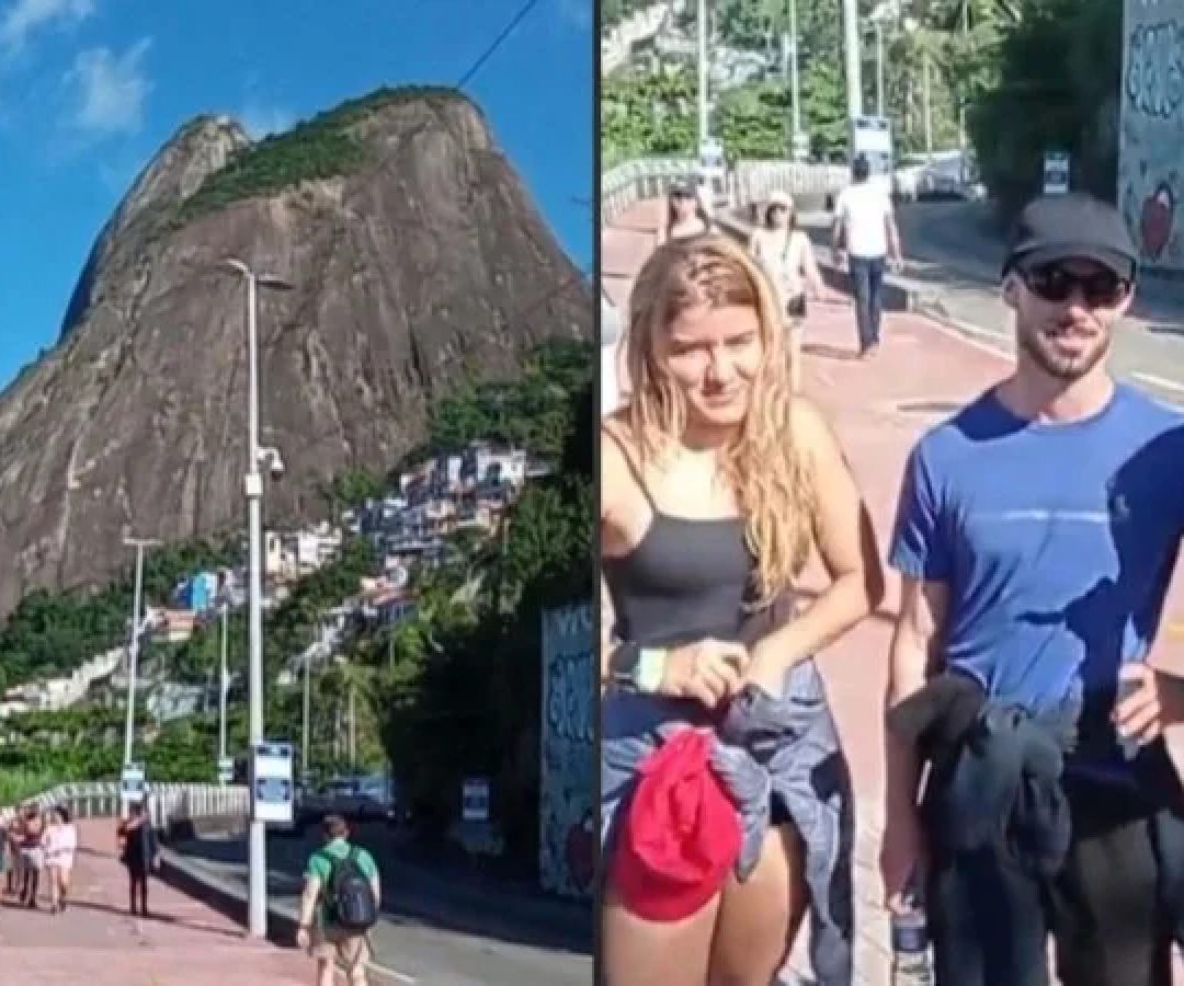 Turistas relatam medo ao ficarem ilhados na trilha do Dois Irmãos durante operação -  (crédito: Cyro Neves/Super Rádio Tupi )