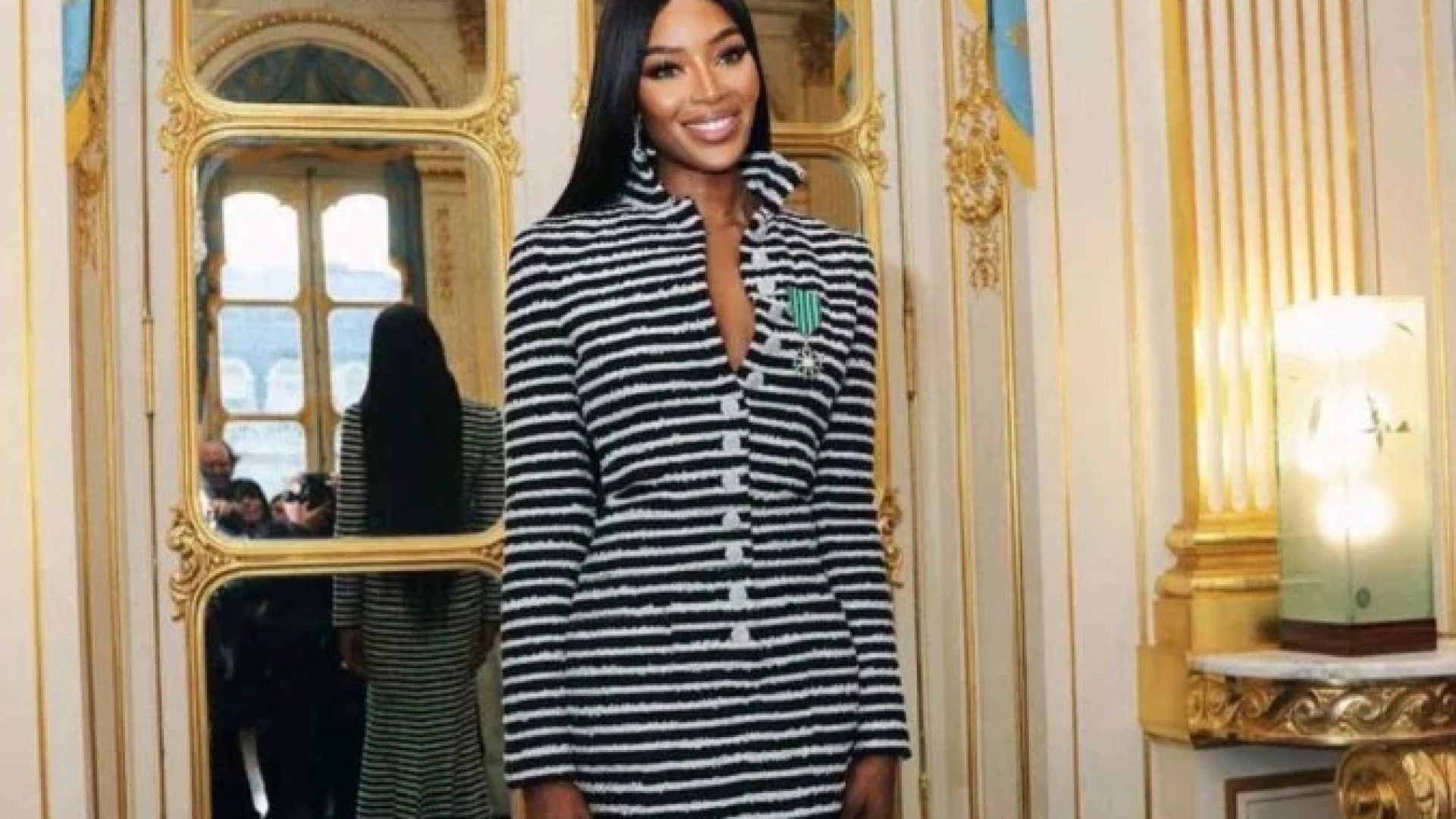 Naomi Campbell passou o Natal em Ouro Preto  -  (crédito: Redes sociais / reprodução)