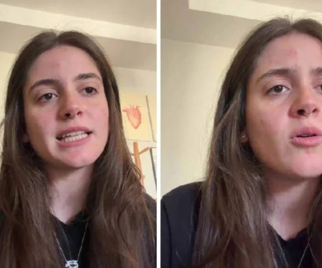 Jovem expôs processo que recebeu do ex no dia do aniversário dela -  (crédito: TikTok)