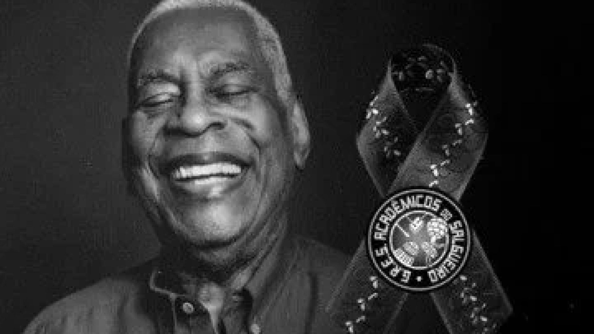 Reprodução do Instagram da escola de samba Salgueiro com a homenagem a Haroldo Costa -  (crédito: Instagram do Salgueiro)