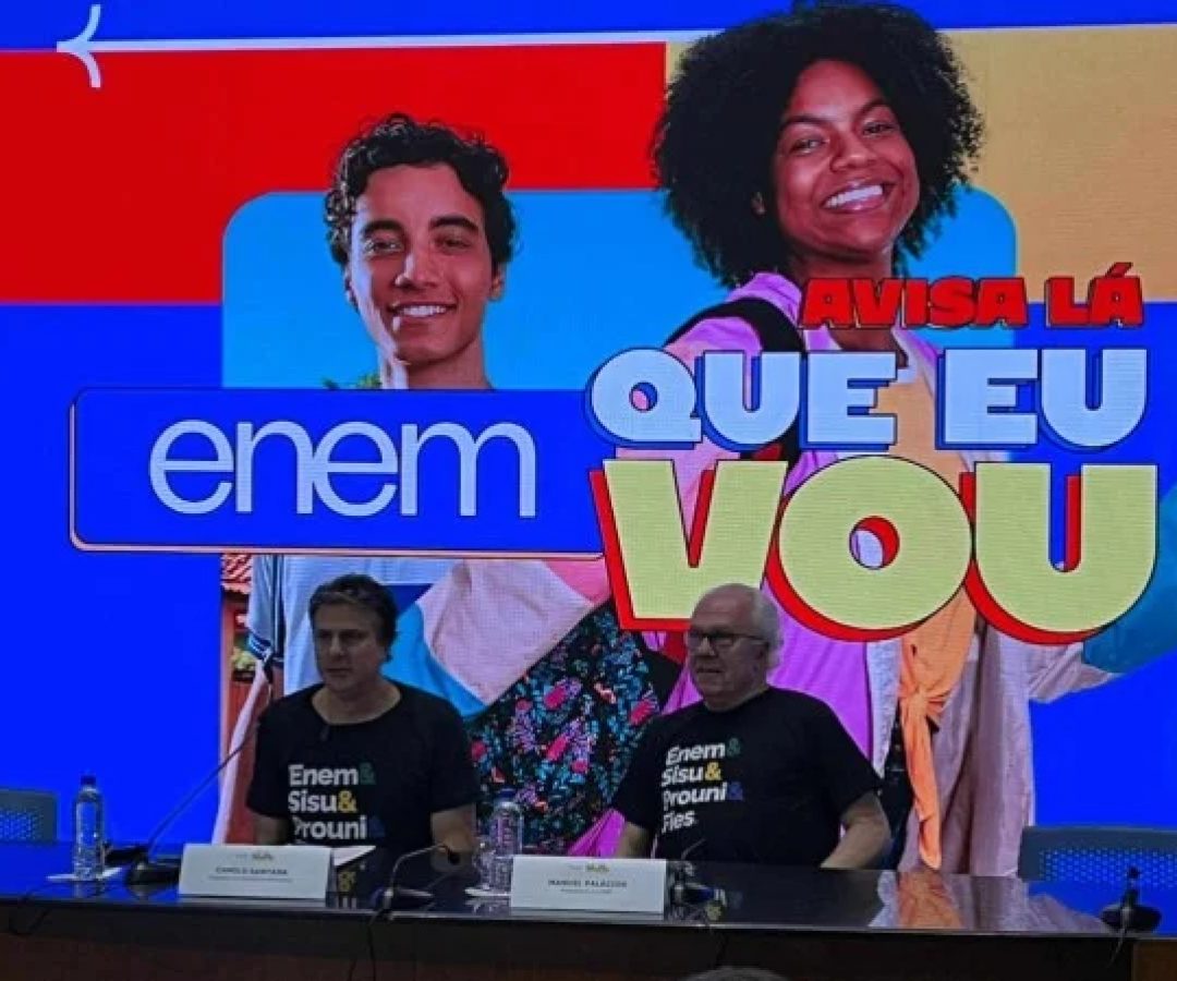 De acordo com Santana, 73% dos candidatos compareceram à prova, mantendo o índice de abstenção de 27% registrado em 2024. -  (crédito: Danandra Rocha/CB/D.A Press)