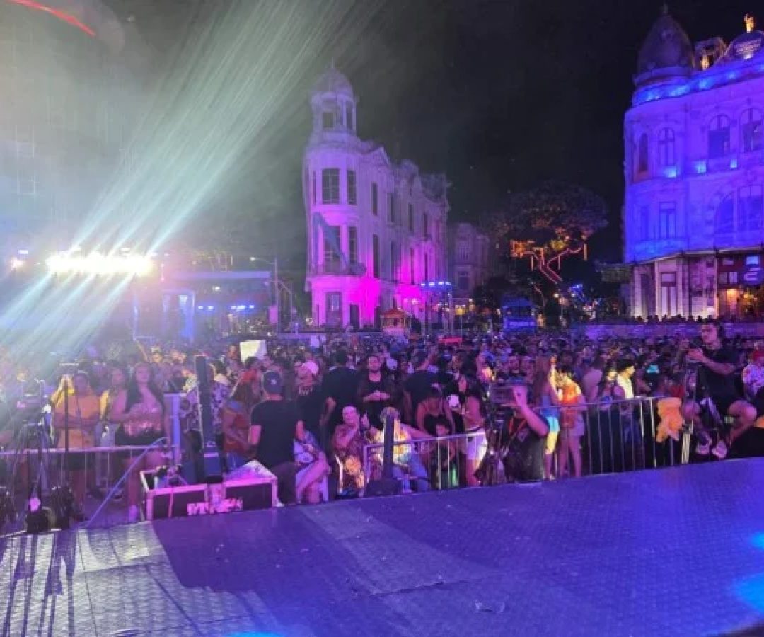 Show realizado no palco do Marco Zero, em Recife (PE) -  (crédito:  Darcianne Diogo CB/DA Press)