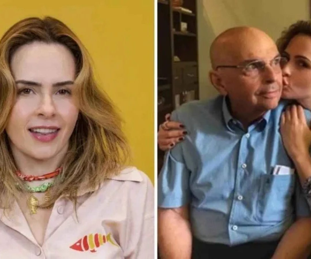 Gerardo Renault ao lado da filha, Ana Paula Renault; ex-deputado mineiro morreu aos 96 anos ap&oacute;s per&iacute;odo de interna&ccedil;&atilde;o -  (crédito: Reprodu&ccedil;&atilde;o/Redes sociais)