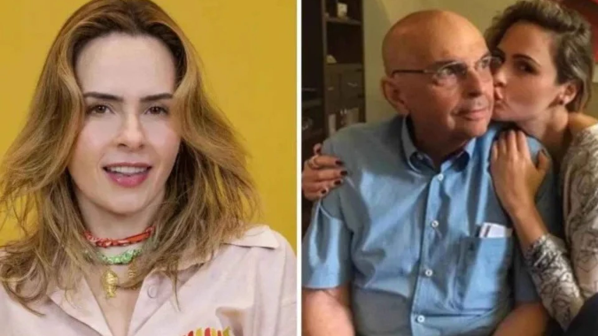 Gerardo Renault ao lado da filha, Ana Paula Renault; ex-deputado mineiro morreu aos 96 anos ap&oacute;s per&iacute;odo de interna&ccedil;&atilde;o -  (crédito: Reprodu&ccedil;&atilde;o/Redes sociais)