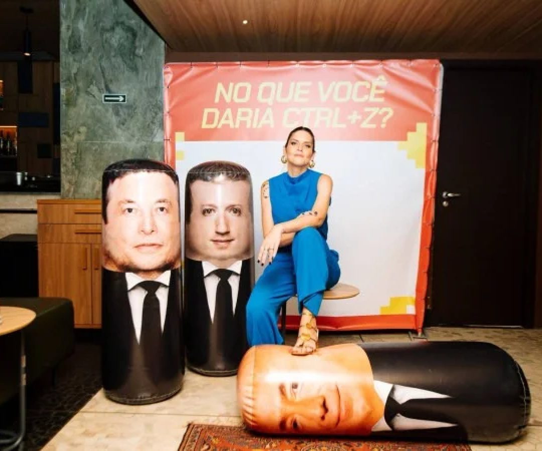 Daniela, que é ex-chefe de políticas publicas do WhatsApp no Brasil, fala em retomar a internet -  (crédito: Rebeca Figueiredo)