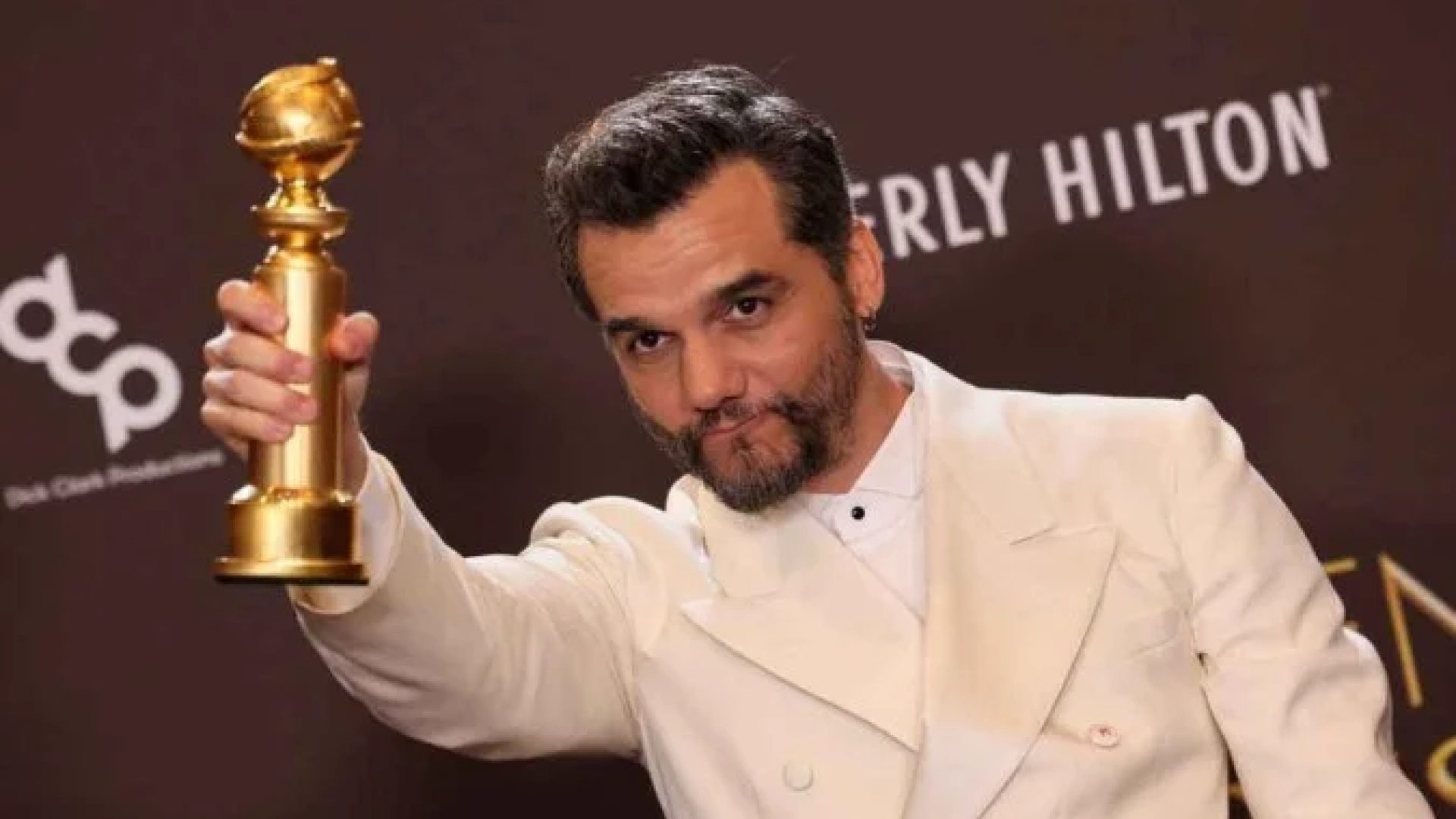 Wagner Moura conquistou o Globo de Ouro como melhor ator dramático -  (crédito: ETTIENE LAURENT/AFP)