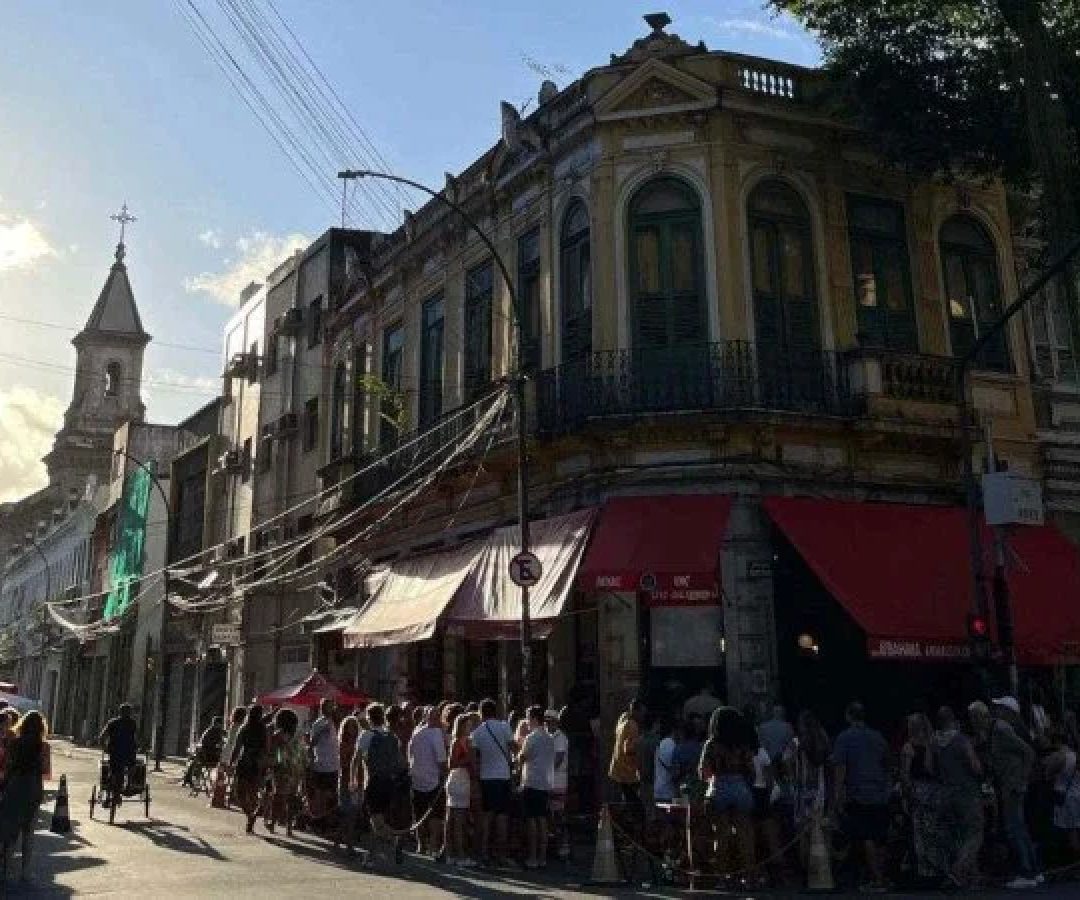 Rua do Senado, no Centro do Rio de Janeiro -  (crédito: Time Out / reprodução)