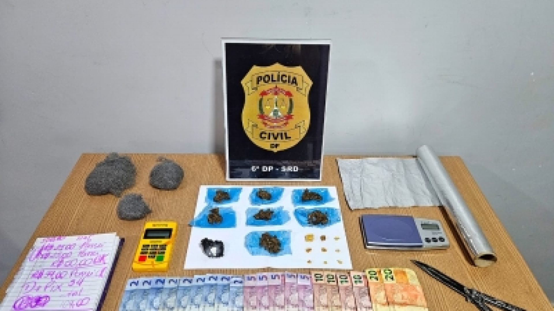 PCDF prende dois casais por tráfico e associação, na Fazendinha/Itapoã