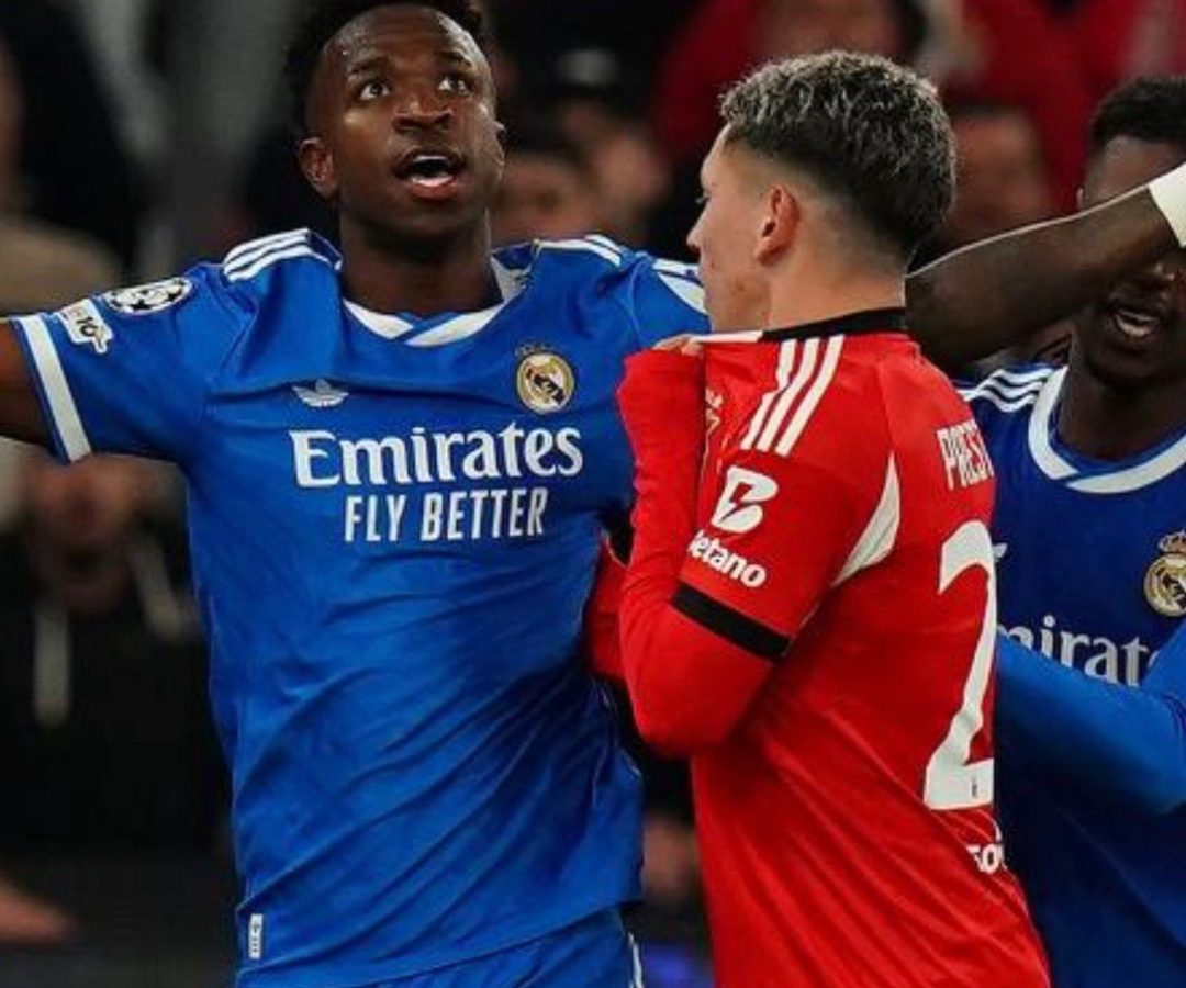 UEFA suspende o argentino Gianluca Prestianni por racismo contra Vinícius Júnior