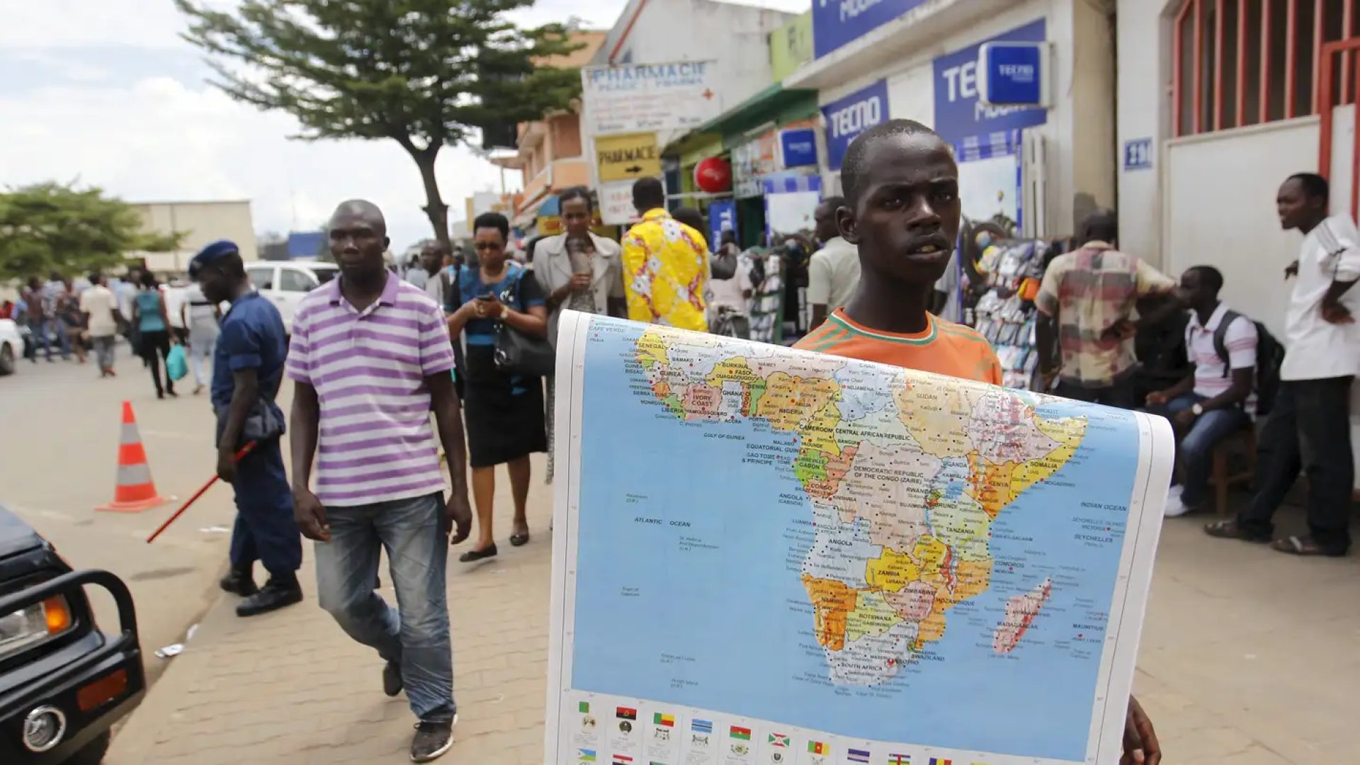 Novo mapa-múndi corrige tamanho da África, América do Sul e Ásia