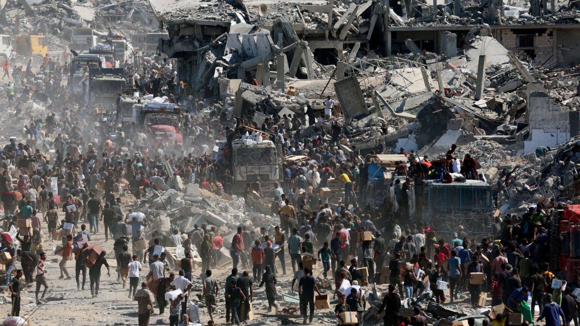 ONU diz que 560 toneladas de alimentos entram por dia em Gaza