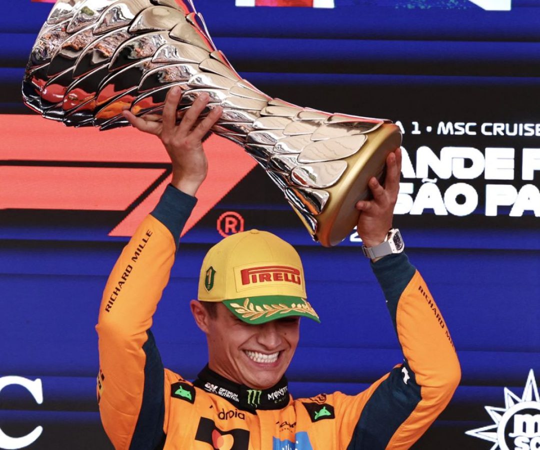 Fórmula 1: Lando Norris vence GP do Brasil e abre vantagem na ponta