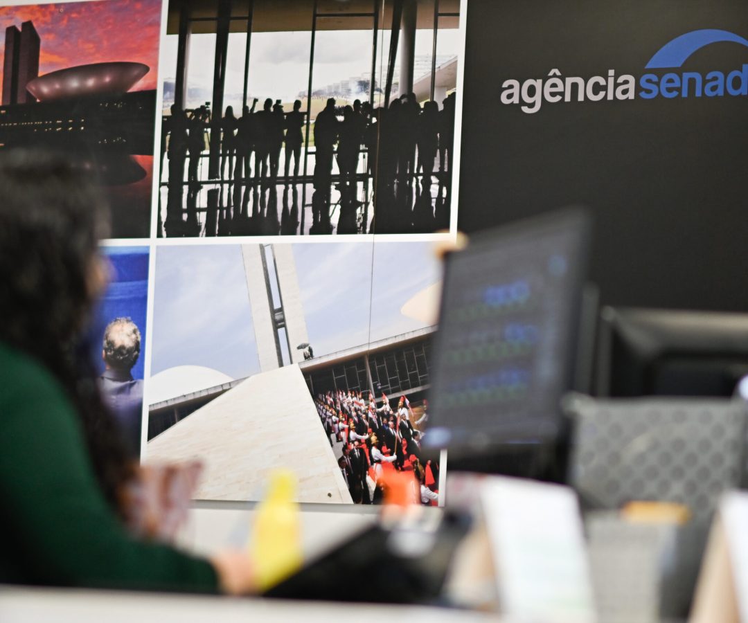 Equipe de fotografia da Agência Senado.
