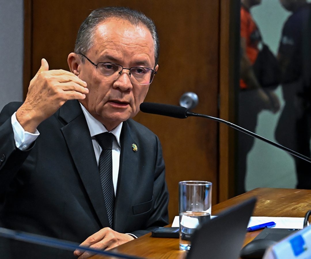À mesa, presidente da CRA, senador Zequinha Marinho (Podemos-PA) - em pronunciamento.