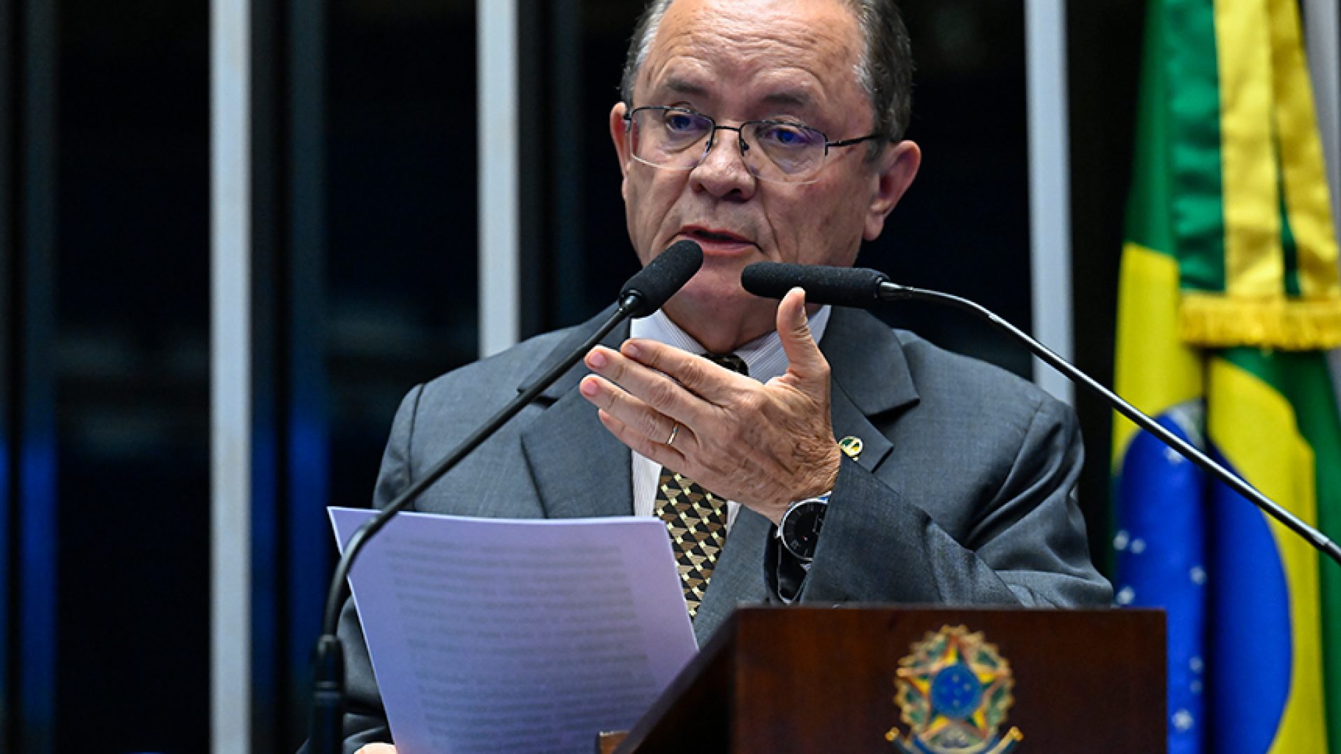 Em discurso, à tribuna, senador Zequinha Marinho (Podemos-PA).