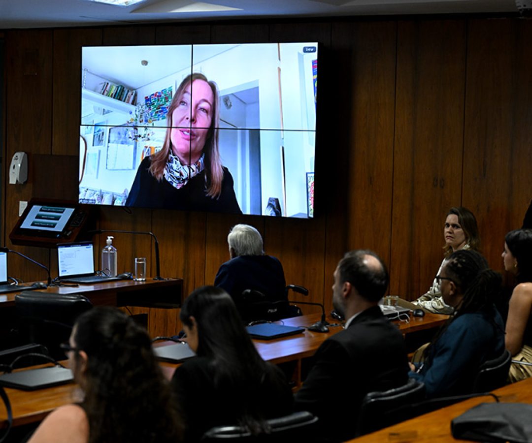 Em pronunciamento, via videoconferência, senadora Mara Gabrilli (PSD-SP).