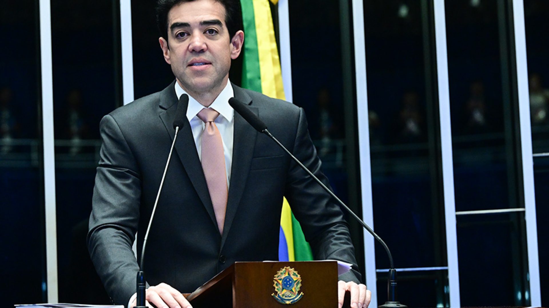 Em discurso, à tribuna, ministro do Tribunal de Contas da União (TCU), Bruno Dantas.