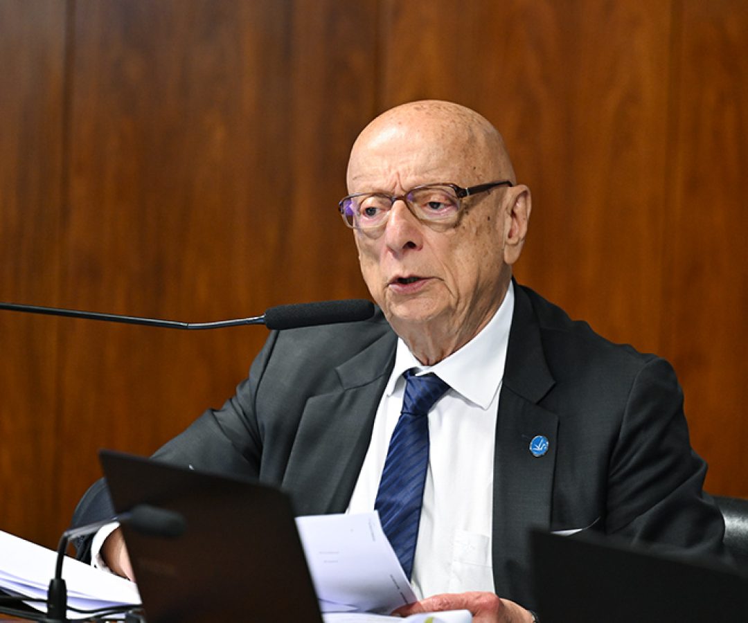 Em pronunciamento, à bancada, relator do PDL 317/2024, senador Esperidião Amin (PP-SC).