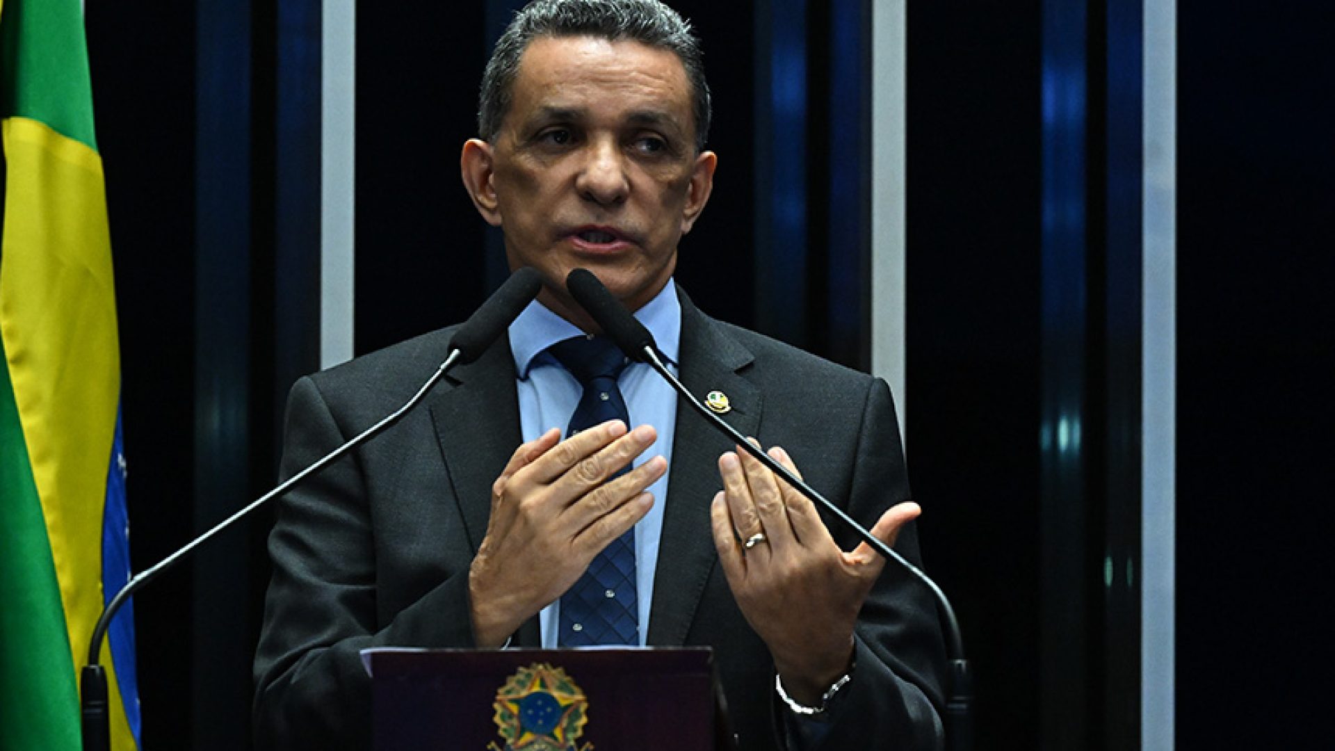 Em discurso, à tribuna, senador Mecias de Jesus (Republicanos-RR).