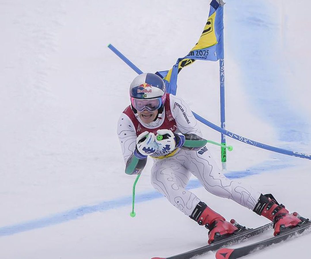 Lucas Pinheiro é prata em Copa do Mundo de Esqui Alpino, na Suíça