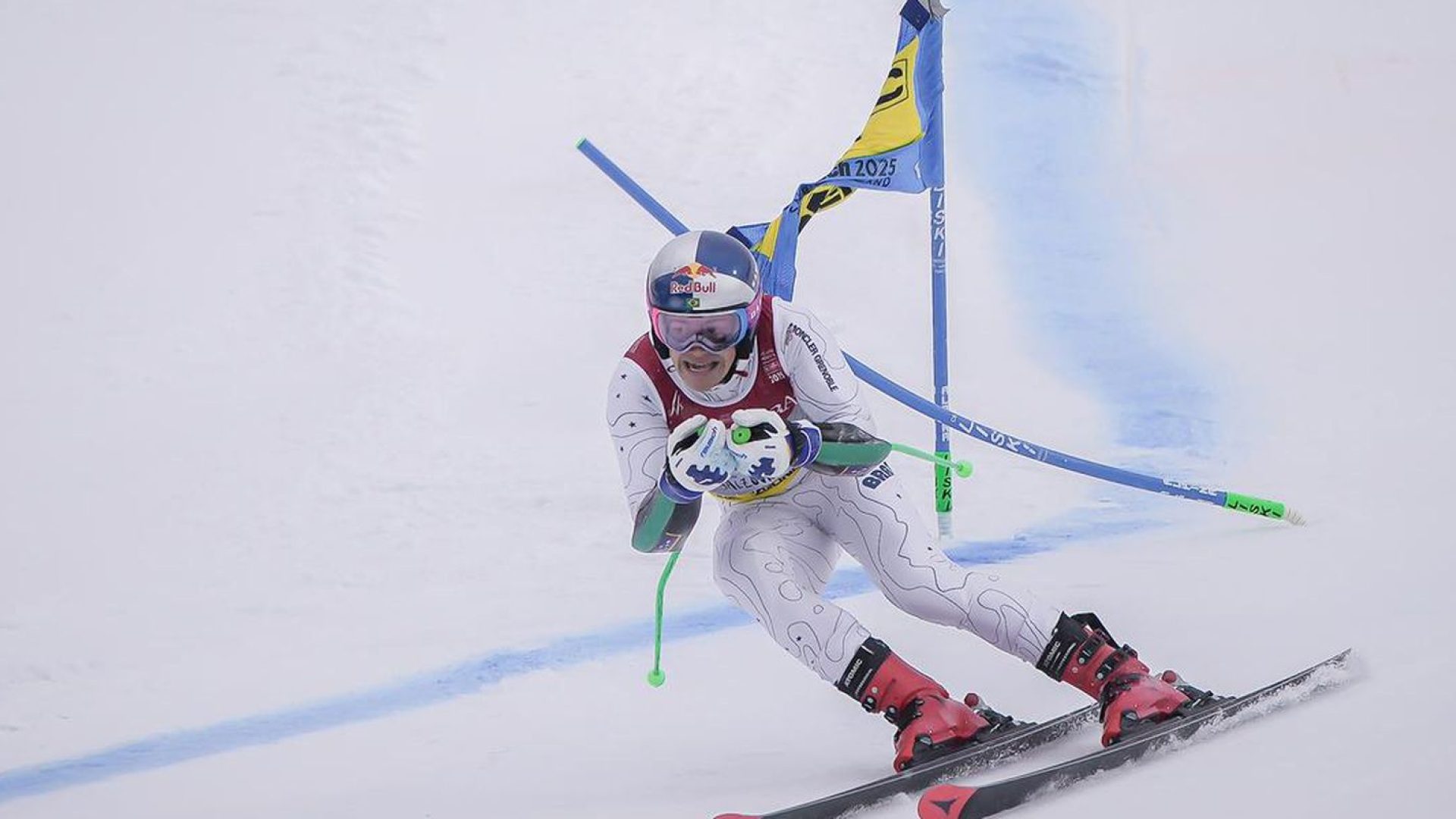 Lucas Pinheiro é prata em Copa do Mundo de Esqui Alpino, na Suíça