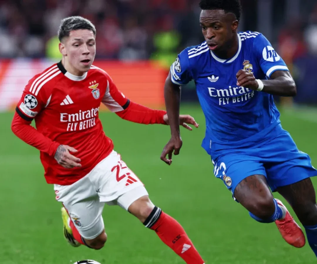 Uefa suspende Prestianni provisoriamente após denúncia de racismo contra Vini Jr.