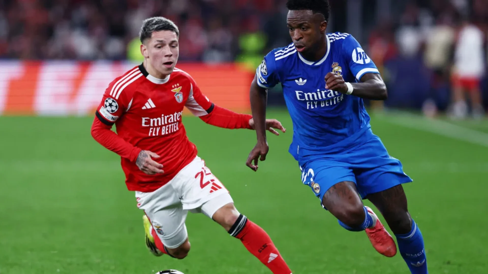 Uefa suspende Prestianni provisoriamente após denúncia de racismo contra Vini Jr.