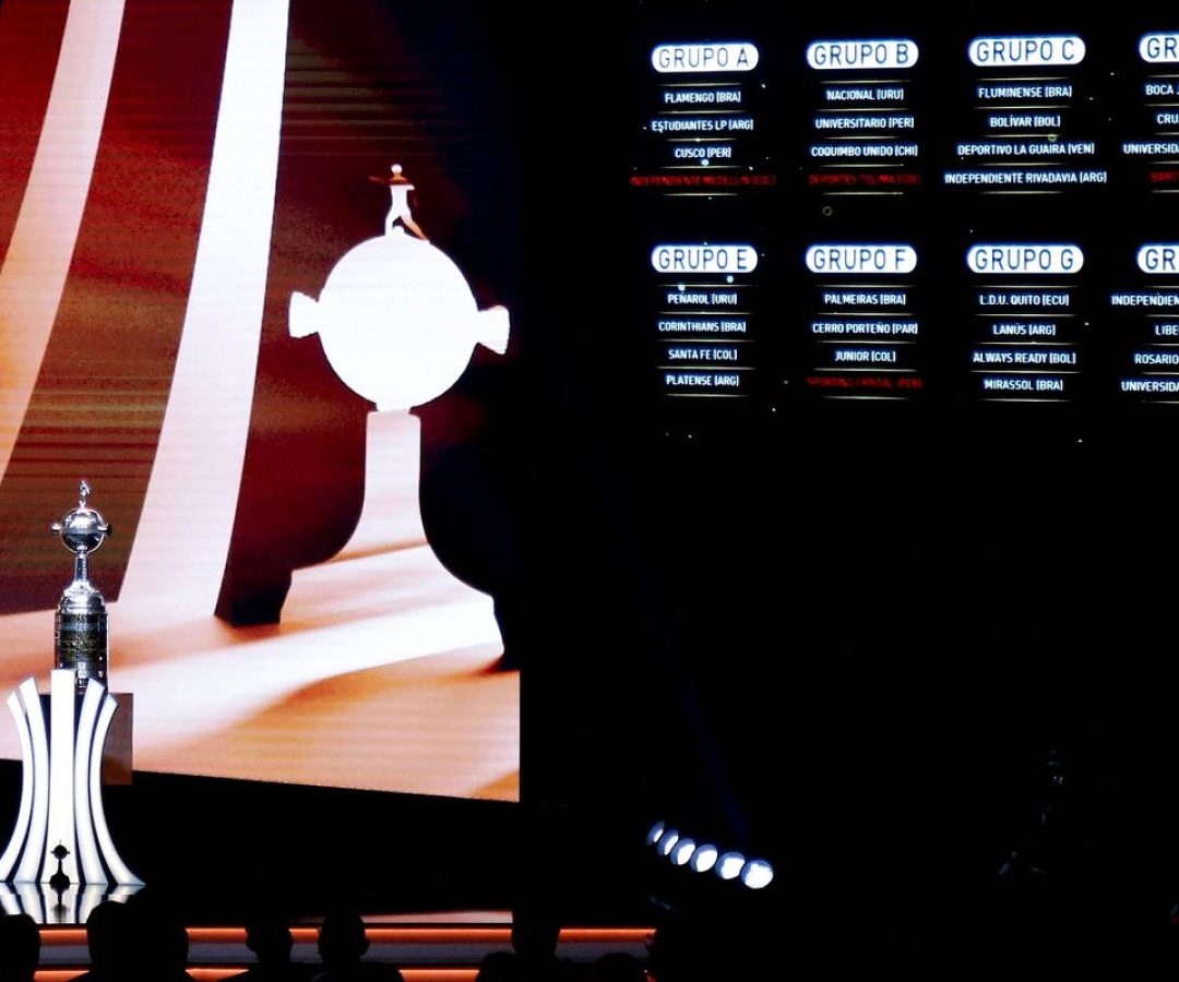 Conmebol sorteia grupos da Copa Libertadores 2026