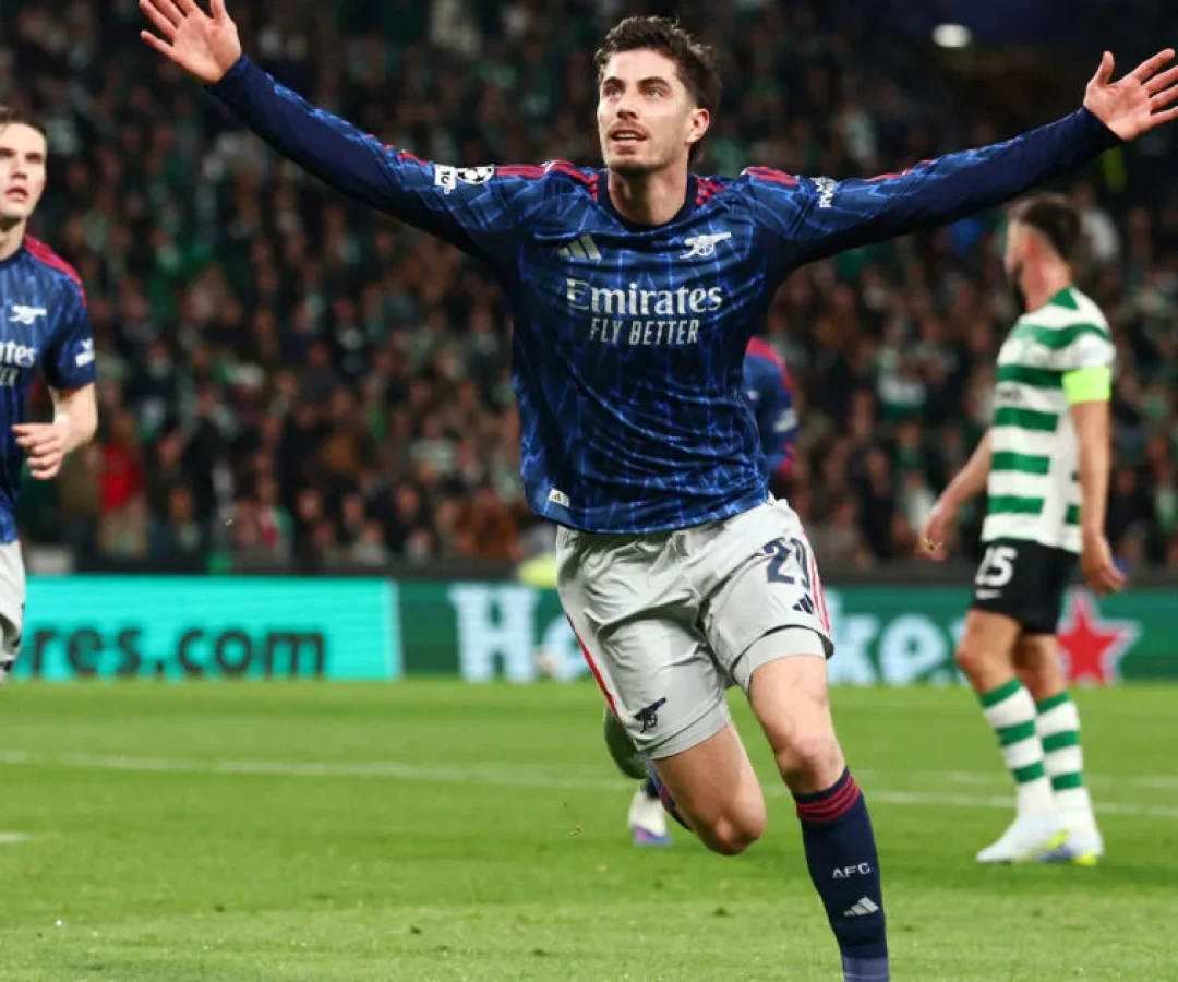 Arsenal vence Sporting por 1 a 0 e larga em vantagem na Champions
