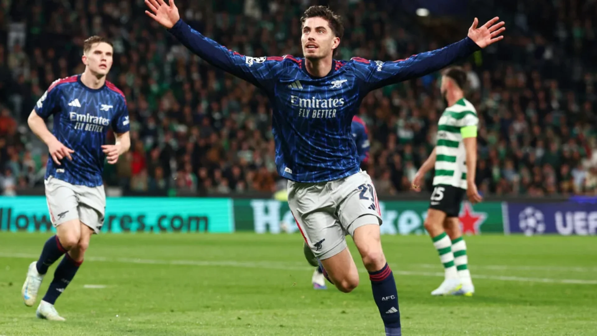 Arsenal vence Sporting por 1 a 0 e larga em vantagem na Champions