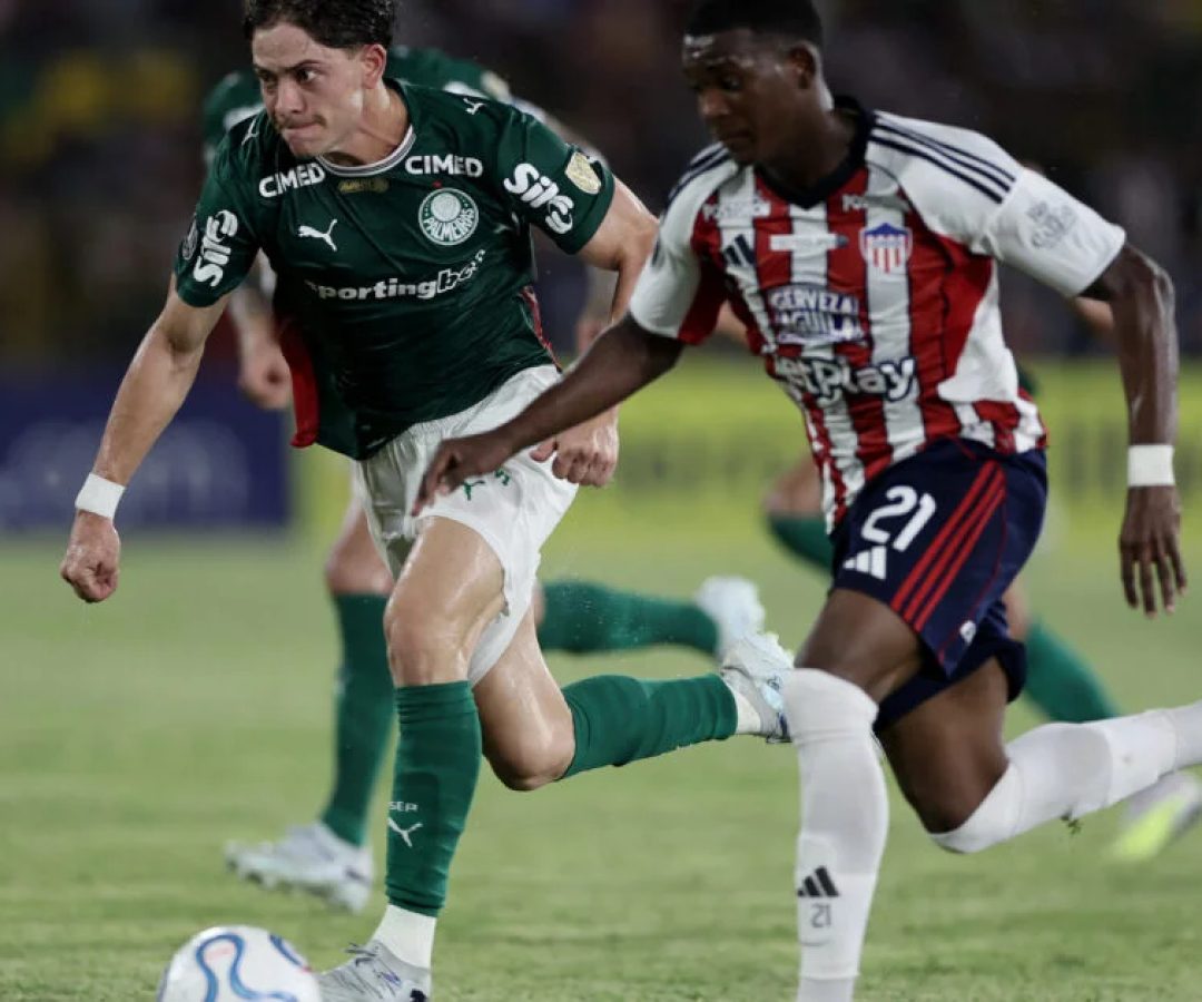 Palmeiras estreia na Libertadores com empate (1-1) contra o Junior na Colômbia