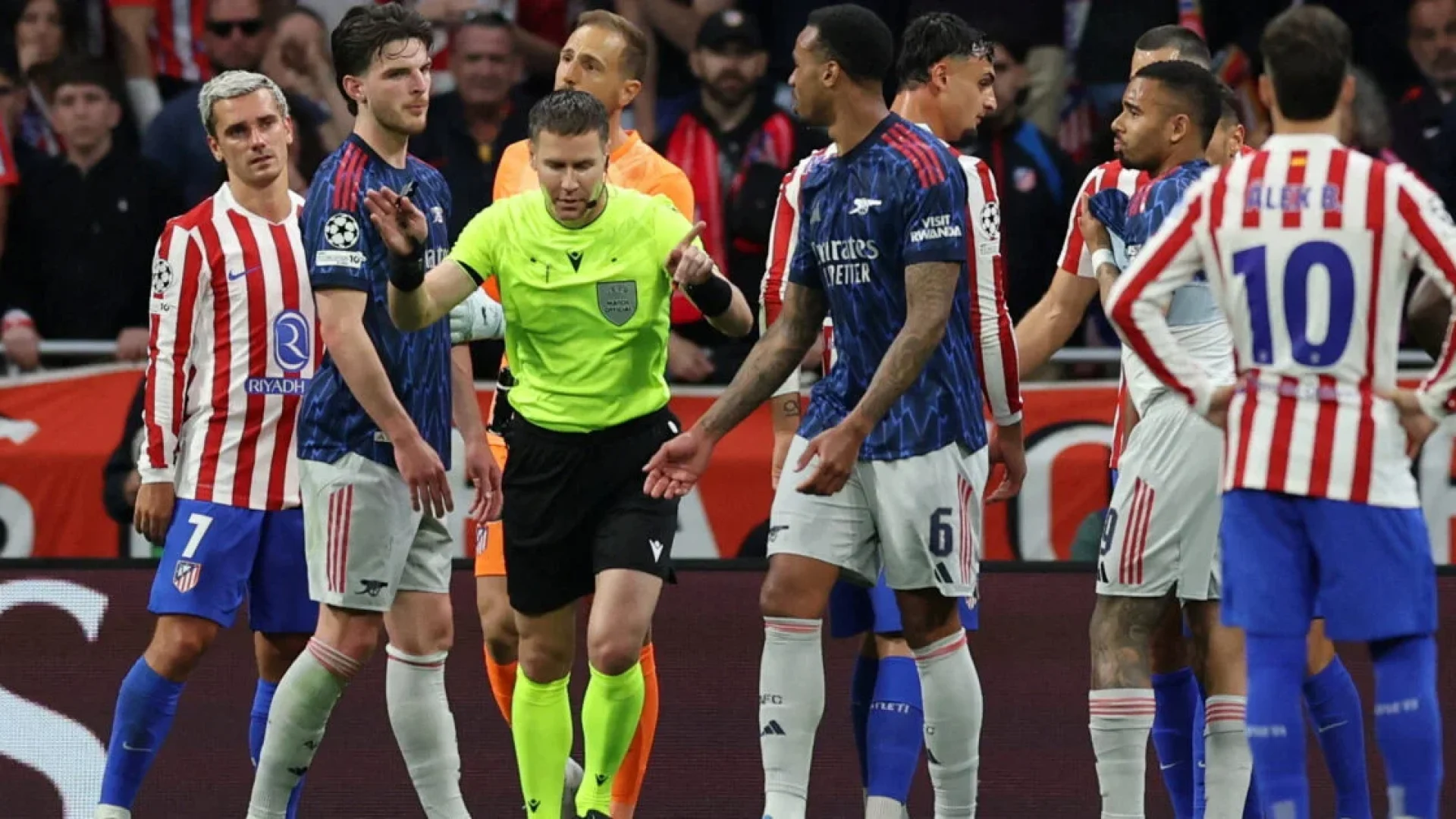 Arsenal e Atlético de Madrid empatam no primeiro duelo da semifinal na Champions