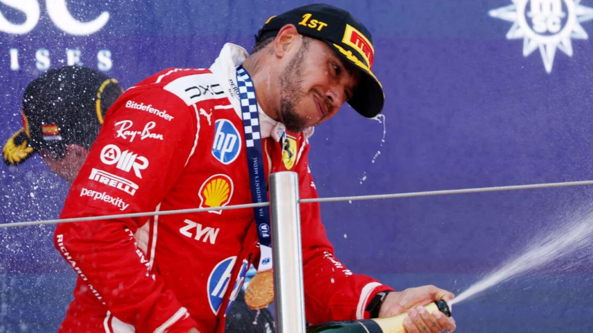 Lewis Hamilton conquista 1ª vitória pela Ferrari no GP da Espanha